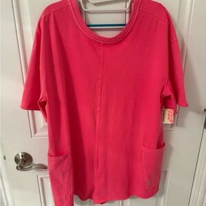 Free people hotshot short sleeve romper